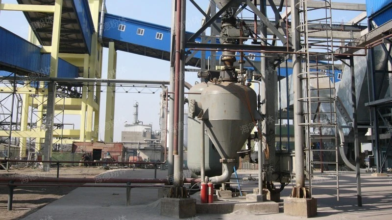 Mobile pneumatic ash silo pump