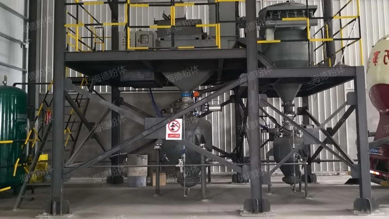 Mobile pneumatic conveying pump