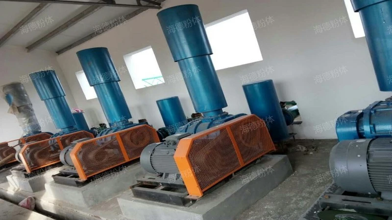 Diesel electric three blade Roots blower