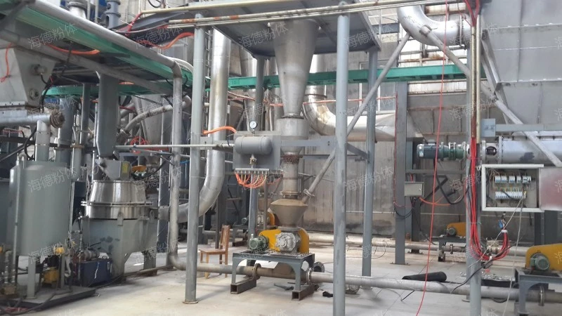 Diamond sand pneumatic conveying