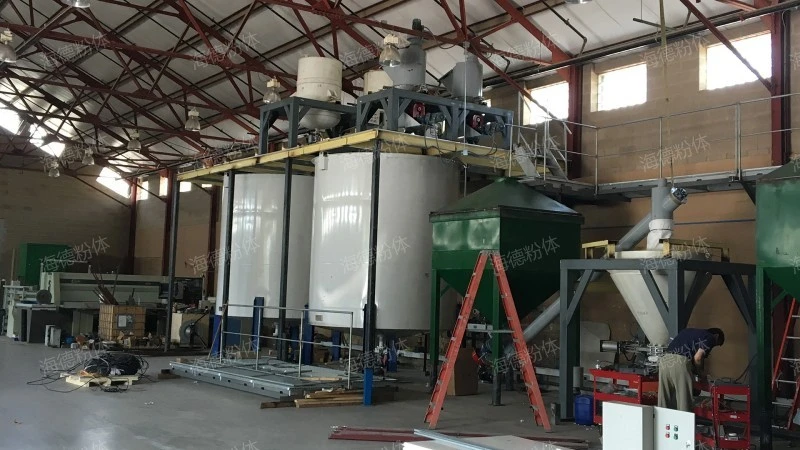 Automatic ton bag feeding and conveying system