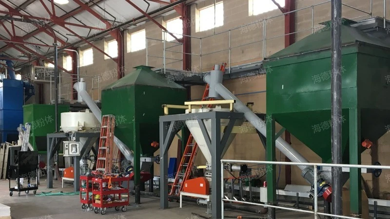 Sponge sand pneumatic conveying