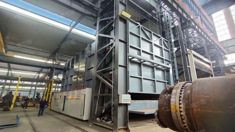 Trolley heat treatment resistance furnace