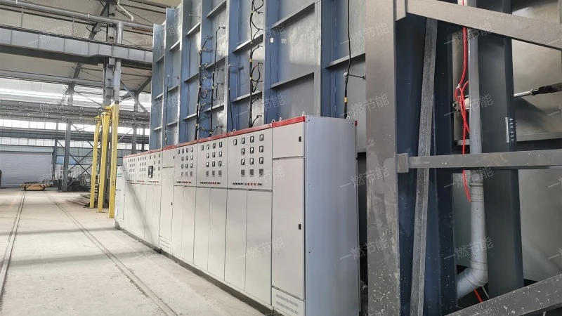 Trolley forging electric furnace