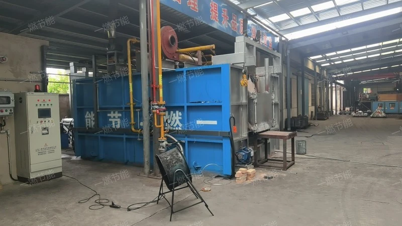 Large scale through furnace