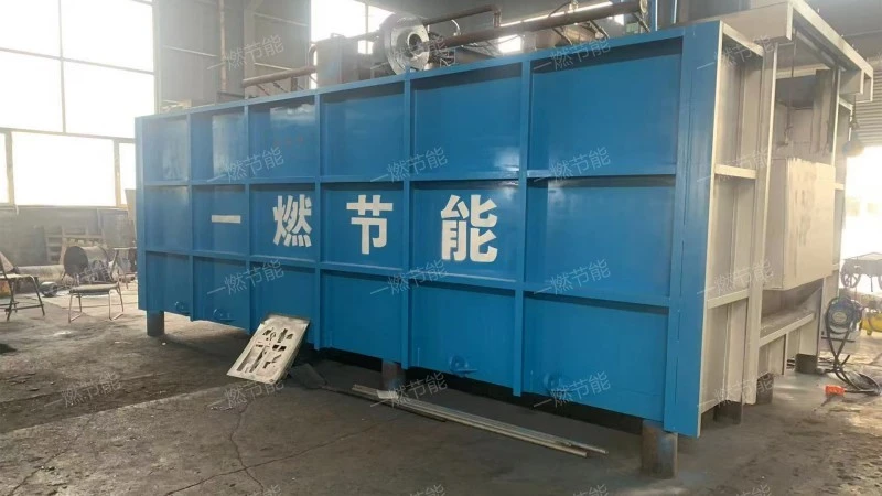 Double through type furnace
