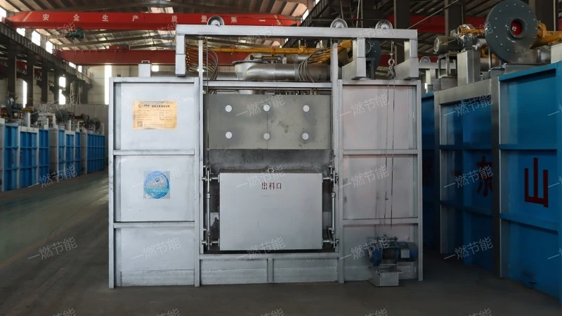 Regenerative through forging furnace