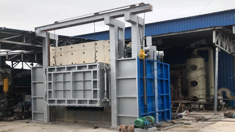 Double pass industrial furnace
