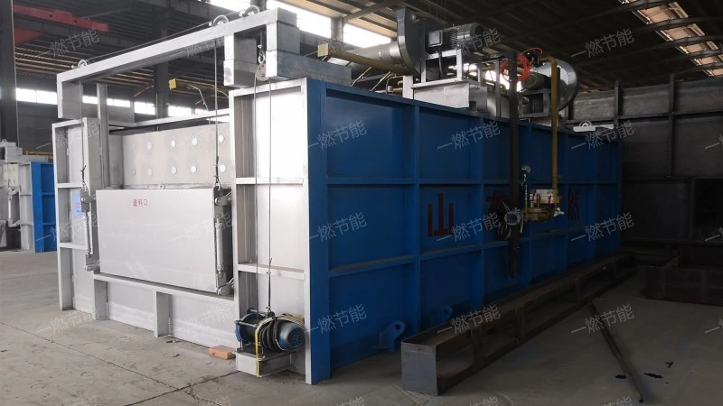 Double through quenching furnace