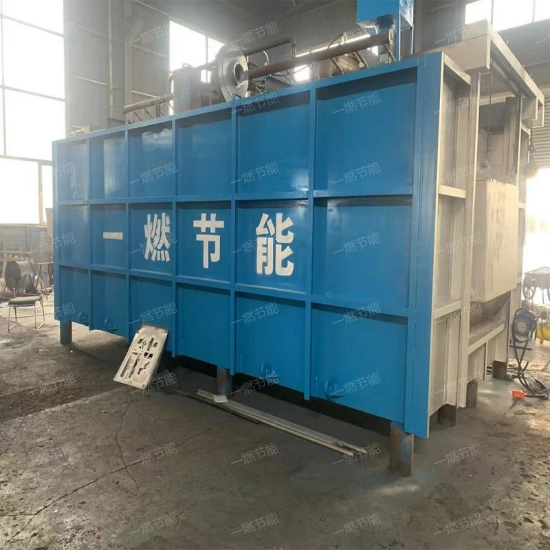 Gas storage through forging heating furnace