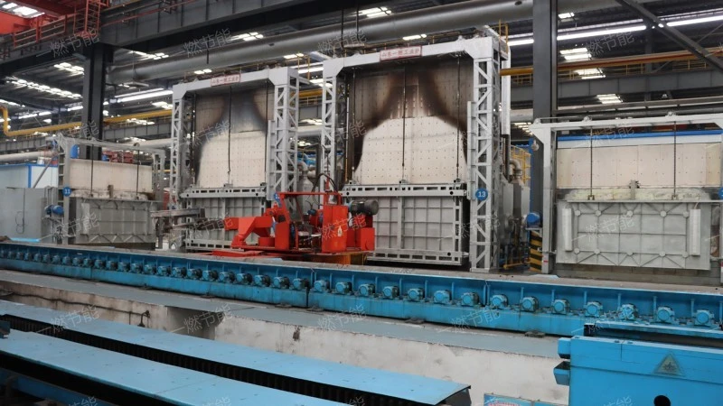 Natural gas storage box type heating furnace