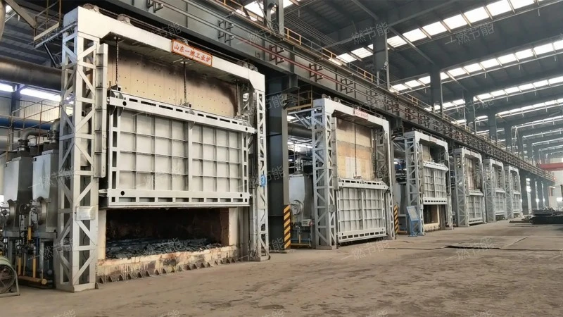 Round tube heat treatment furnace
