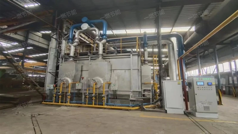 Gas chamber heating furnace