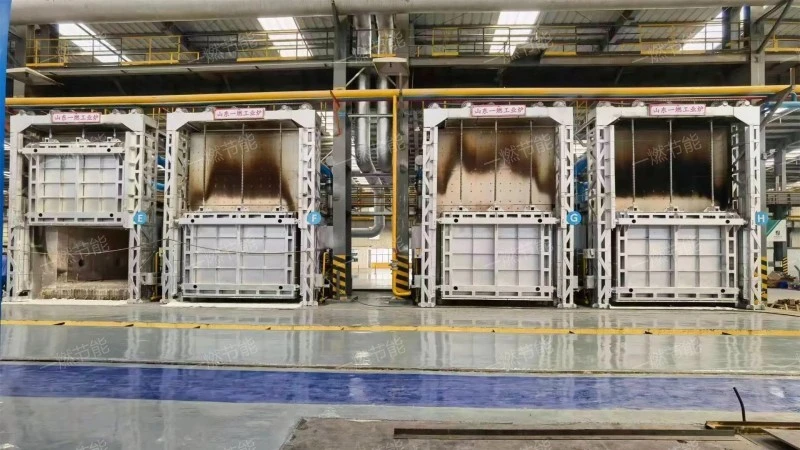 Gas chamber heating furnace