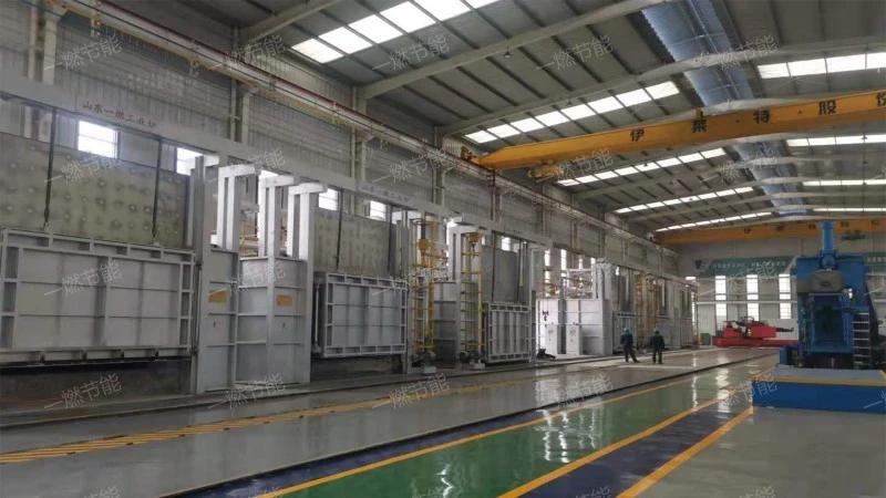 Gas chamber heating furnace