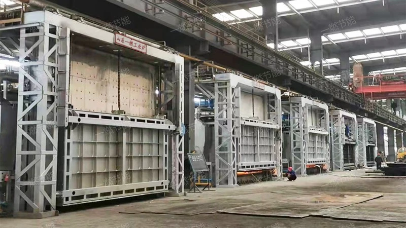 Mobile heating furnace chamber type