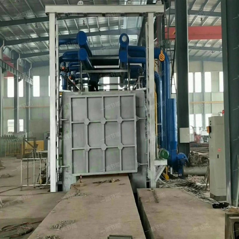 Introduction to Full fiber high-temperature natural gas trolley furnace and heating furnace working principle